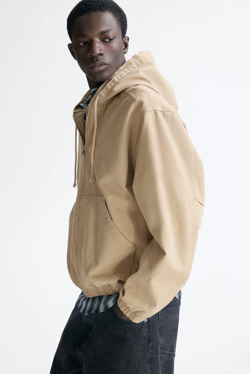 H&M  Hooded workwear jacket for Men | Best Price UAE